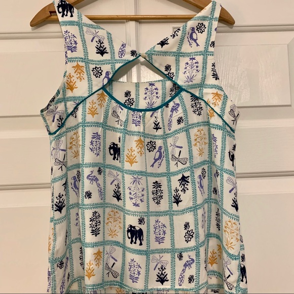 Maeve Anthropology sleeveless botanical animal top - Picture 4 of 8